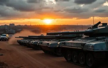 israele schiera tank per attacco a gaza city la situazione attuale python 1757916488 364x230