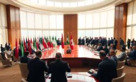 leader arabi si uniscono a doha per condannare israele python 1757950481 265x160