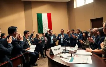 meloni celebra cinque anni del quotidiano domani python 1757933398 364x230