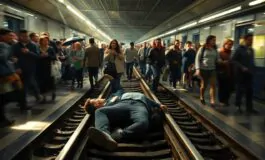 roma aggressione in metro uomo spinto sui binari python 1757419420 265x160