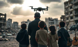 scopri il maestro di musica di gaza che ha conquistato il web con una canzone dal drone python 1756737832 265x160