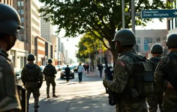 trump prevede il dispiegamento della guardia nazionale per combattere il crimine a memphis python 1757695514 364x230