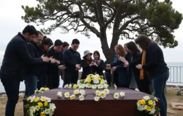 funerali di evan delogu lemozionante addio del fratello di andrea e il sostegno di milly carlucci 1761946184 364x230