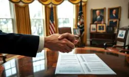 il primo ministro canadese riceve elogi da trump durante i negoziati commerciali 1759864205 265x160