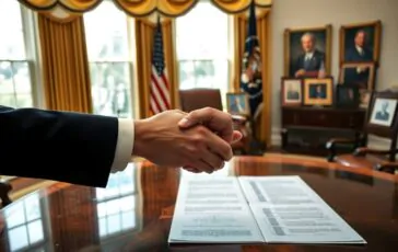 il primo ministro canadese riceve elogi da trump durante i negoziati commerciali 1759864205 364x230
