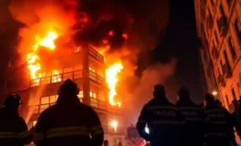 incendio a milano palazzo in centro distrutto dalle fiamme python 1759576052 265x160