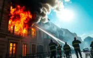 incendio a roma 200 persone evacuate da un palazzo 1761004944