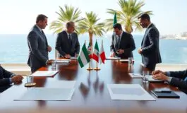 incontro tra meloni e al sisi rilanciare il processo di pace in medio oriente 1760368084 265x160