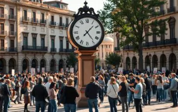la spagna chiede allunione europea di eliminare il cambio dellora 1760975674