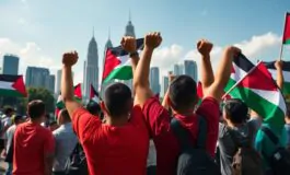 manifestazioni pro palestina in malaysia contro la visita di trump 1761475462 265x160