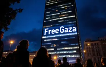 milano dimostra solidarieta a gaza con uniniziativa simbolica python 1759384376 364x230