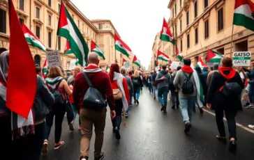 mobilitazione a roma per gaza uniti contro loccupazione e per la pace python 1759584031 364x230