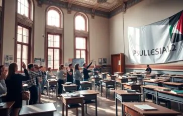 occupazione delluniversita statale di milano gli studenti si mobilitano per la palestina 1759805110 364x230
