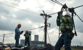 riparazione delle linee elettriche alla centrale nucleare di zaporizhzhia dopo linterruzione di corrente 1760867370 265x160