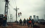 riparazioni cruciali alle linee elettriche in corso presso la centrale nucleare di zaporizhzhia 1760857950