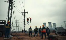 riparazioni cruciali alle linee elettriche in corso presso la centrale nucleare di zaporizhzhia 1760857950 265x160