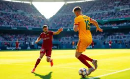 roma batte il sassuolo 1 0 e conquista la vetta della classifica 1761495743 265x160