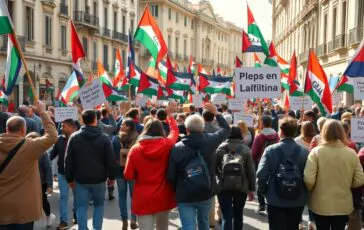 sciopero generale in italia oltre 100 cortei per sostenere flotilla e gaza python 1759475020