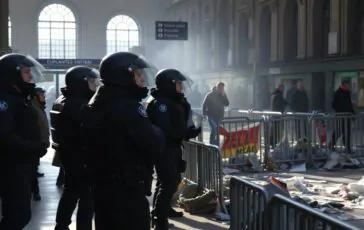 scontri alla stazione centrale indagini in corso e identificazione dei responsabili python 1759448910 364x230