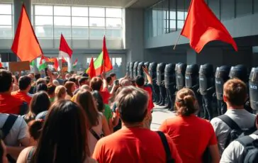 scontri tra manifestanti e polizia allaeroporto di firenze cosa e accaduto 1760840616 364x230