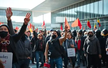 tensioni allaeroporto di firenze scontro tra manifestanti e forze dellordine 1760812769 364x230