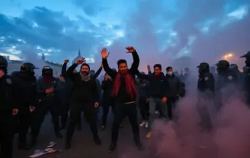 udine scontri durante le manifestazioni 15 arresti e tensioni in crescita 1760490810 364x230