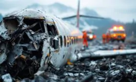 Cargo militare turco schiantato in Georgia