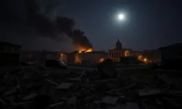 attacco aereo russo in ucraina sei vittime a causa di droni e missili 1762135492 265x160