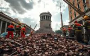 crollo alla torre dei conti a roma aggiornamenti sulle operazioni di soccorso in corso 1762200233