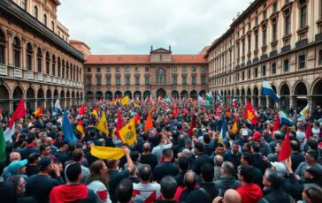proteste a bologna durante la sfida virtus maccabi tel aviv ecco perche e successo 1763751745 364x230