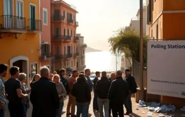 roberto fico votazione a posillipo per le elezioni regionali in campania 1763904641 364x230