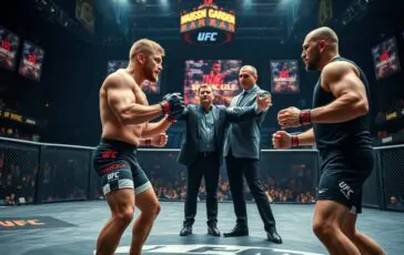 tensione tra della maddalena e makhachev dana white interviene per separarli 1763115682