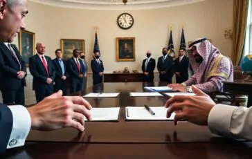 trump appoggia mohammed bin salman e ignora lomicidio di khashoggi ecco perche 1763530871 364x230