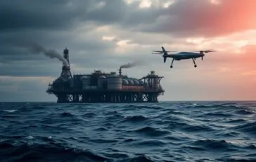 attacco di un drone ucraino alla piattaforma filanovsky interrotta la produzione di petrolio 1765469658