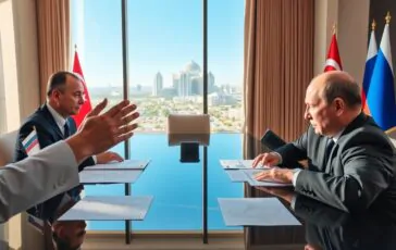 cessate il fuoco parziale incontro tra erdogan e putin in turkmenistan 1765554955 364x230