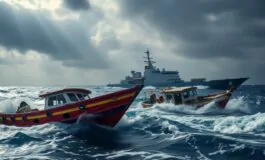 conflitti marittimi la guardia costiera cinese e i pescatori filippini in lotta per il mare 1765692335 265x160