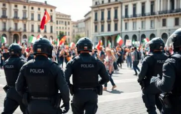 crescita delle manifestazioni in italia sicurezza e ruolo delle forze dellordine 1765377602 364x230