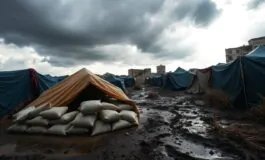 crisi umanitaria a gaza piogge e sfollamenti in aumento 1766880016 265x160