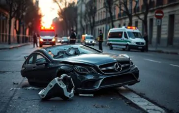 fuga e arresto del pirata della strada responsabile di un incidente mortale a roma 1766226170 364x230