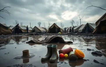 gaza emergenza freddo e inondazioni per gli sfollati 1765919590 364x230