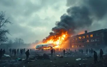 disastro aereo detroit