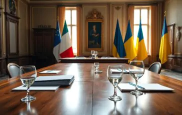 incontro cruciale tra meloni e zelensky litalia sostiene con forza lucraina 1765200716 364x230