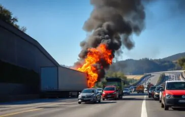 a1 chiusa per incendio riapertura del tratto dopo i soccorsi 1769725096 364x230