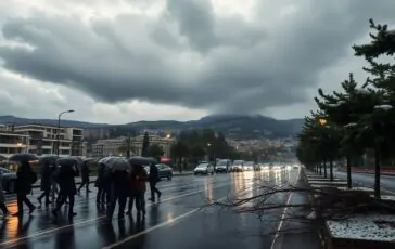 allerta meteo gialla in italia forti piogge e nevicate in arrivo 1768099061 364x230