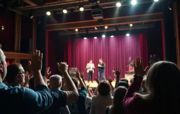 andrea pucci sostiene fabrizio corona in un emozionante spettacolo teatrale 1767963901 364x230