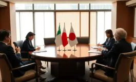 giorgia meloni e sanae takaichi una nuova era di cooperazione tra italia e giappone 1768577415 265x160