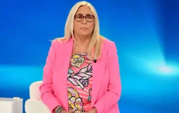 mara venier in lacrime domenica in