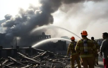 incendio devastante a karachi 14 morti e oltre 50 dispersi in un centro commerciale 1768813060 364x230