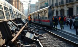 incidente ferroviario a roma treno deraglia vicino alla stazione di termini 1767987444 265x160