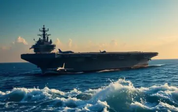 la portaerei lincoln si dirige verso il medio oriente la nuova strategia di trump svelata 1768533832 364x230